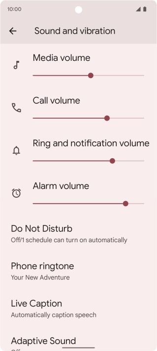 Press Phone ringtone. Press Phone ringtone.