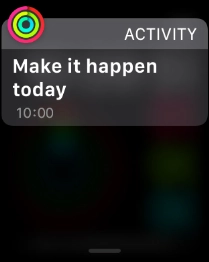 Press the required notification to open it.