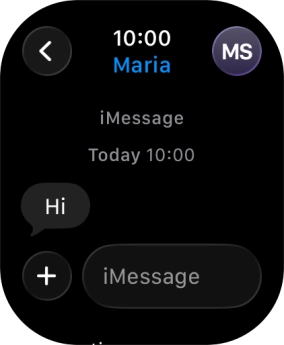 Press iMessage.