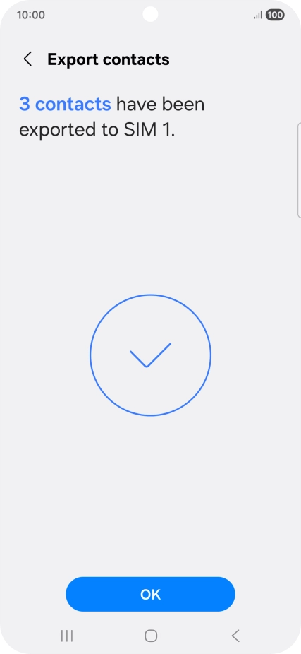 Press OK. Press OK.