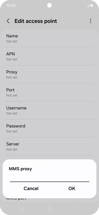 Key in 212.183.137.012 and press OK. Key in 212.183.137.012 and press OK.