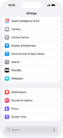 Press Display & Brightness. Press Display & Brightness.