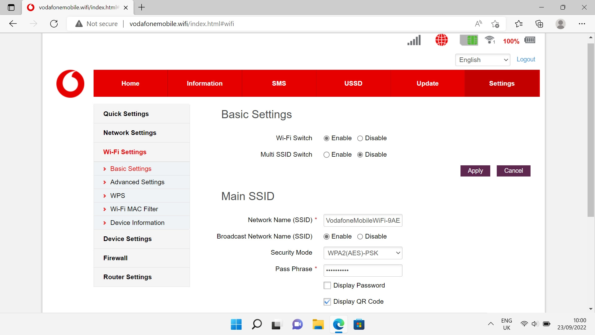 Click Advanced Settings.