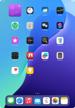 If you're using a Widget Stack: slide up or down on the stack to select the required widget. If you're using a Widget Stack: slide up or down on the stack to select the required widget.