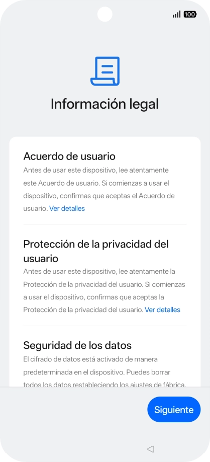 Pulsa Siguiente.