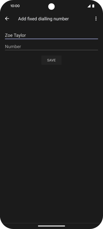 Press Number and key in the required phone number. Press Number and key in the required phone number.
