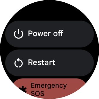 Press Power off.