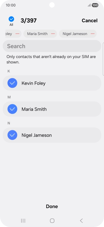 Press Done. Press Done.
