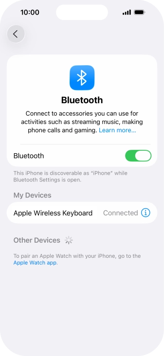 Slide your finger upwards starting from the bottom of the screen to return to the home screen.