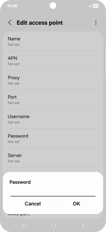 Key in wap and press OK. Key in wap and press OK.