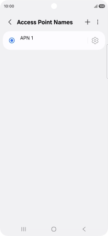 Press the add icon. Press the add icon.