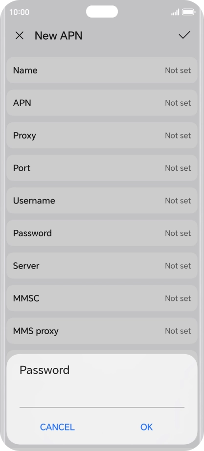 Key in wap and press OK. Key in wap and press OK.