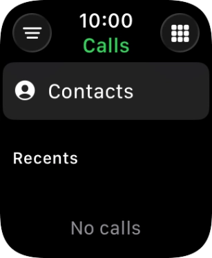 Press the keypad icon. Press the keypad icon.