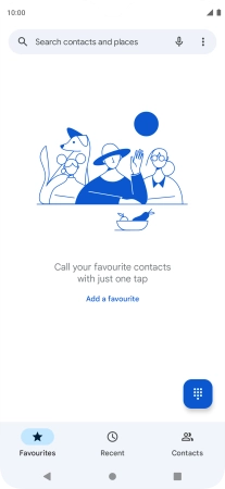Press the menu icon. Press the menu icon.
