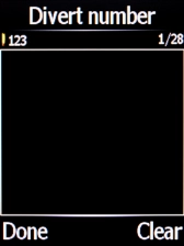Key in +447836121121 and press the Navigation key.