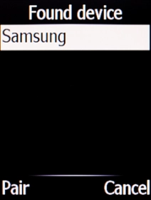 Select the required Bluetooth device and follow the instructions on the screen to pair the device with your phone. Select the required Bluetooth device and follow the instructions on the screen to pair the device with your phone.