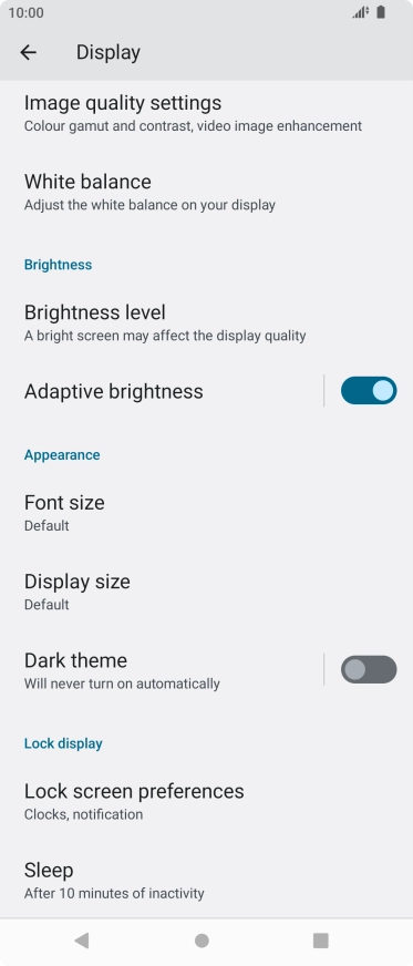 Press the indicator next to Press the indicator next to