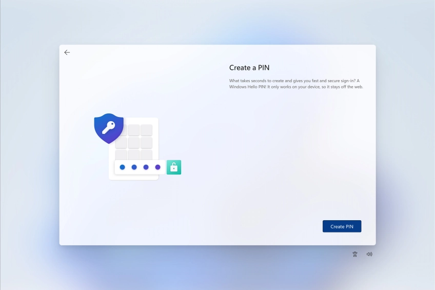 Click Create PIN. Click Create PIN.