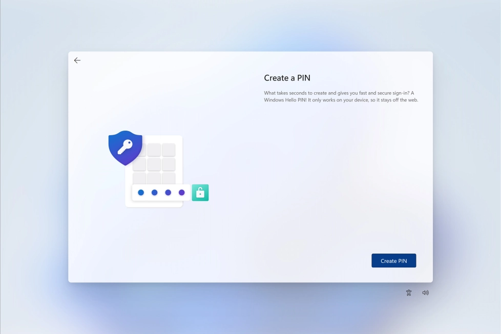 Click Create PIN. Click Create PIN.