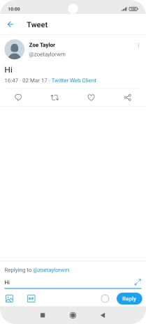 Write your reply and press Reply. Write your reply and press Reply.