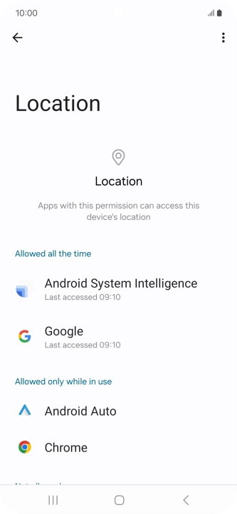 Press the required app. Press the required app.