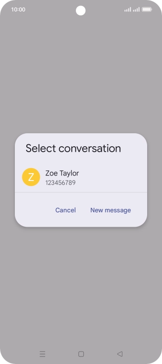 Press New message.