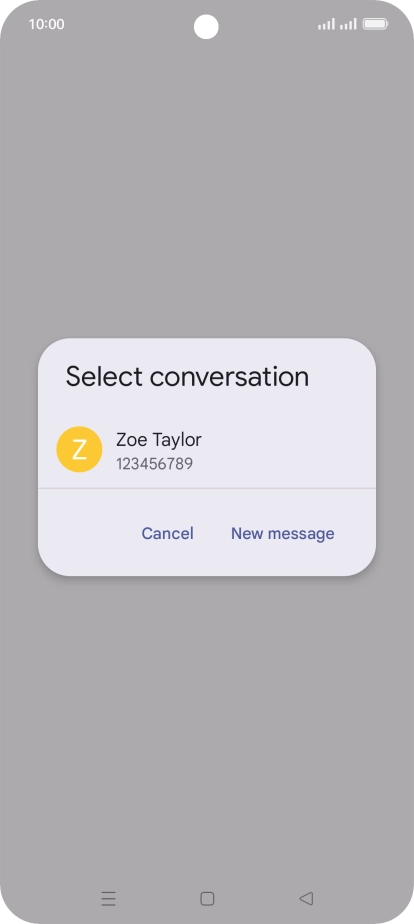 Press New message.