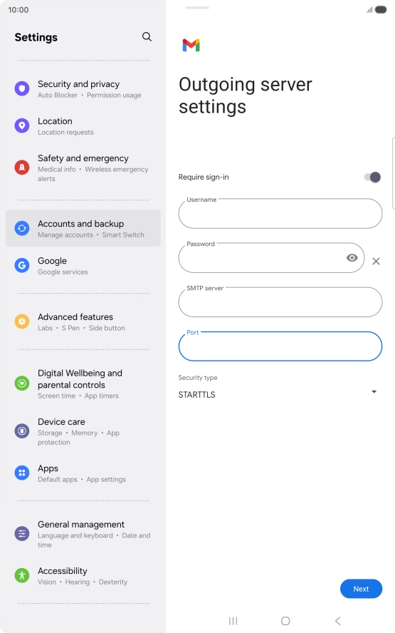 Press the drop down list below Press the drop down list below