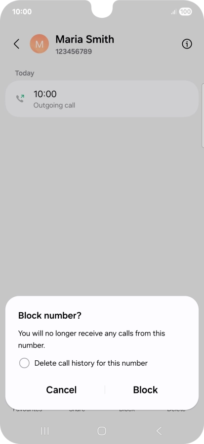 Press Block.