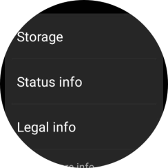 Press Status info.