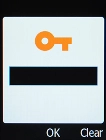 Key in +447785016005 and press the OK key.