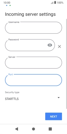 Press the drop down list below 