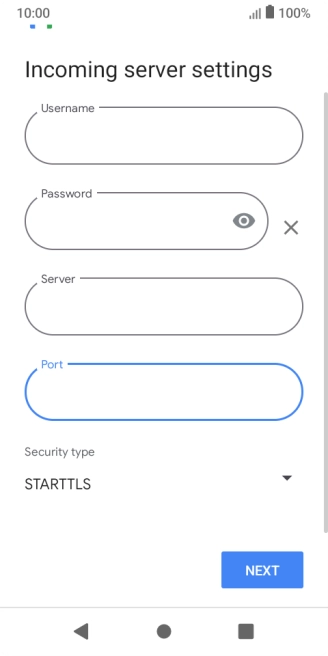 Press the drop down list below 