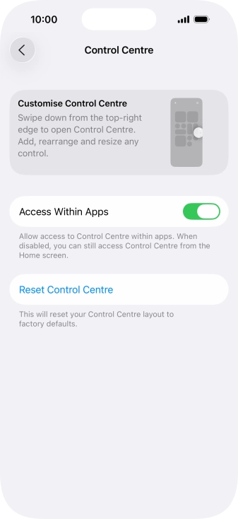 Press the indicator next to Press the indicator next to