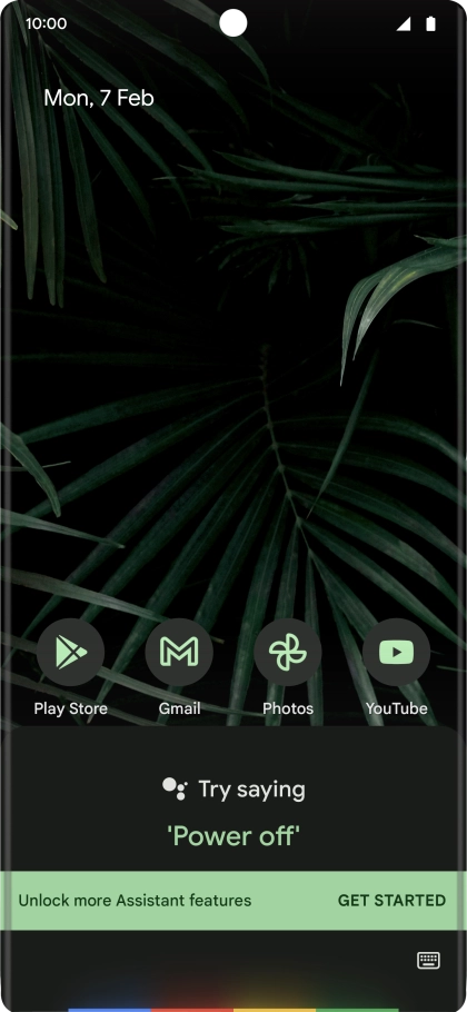 Press the explore icon. Press the explore icon.