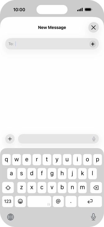Press the add icon. Press the add icon.