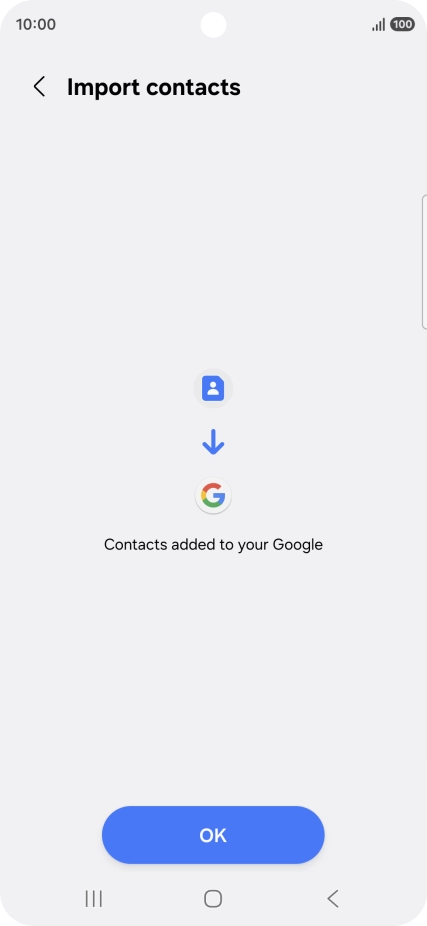 Press OK. Press OK.