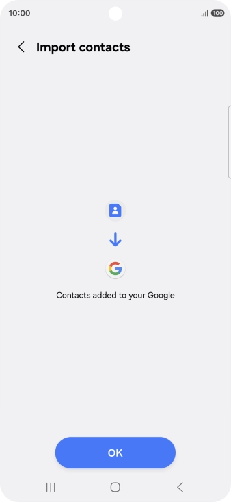 Press OK. Press OK.