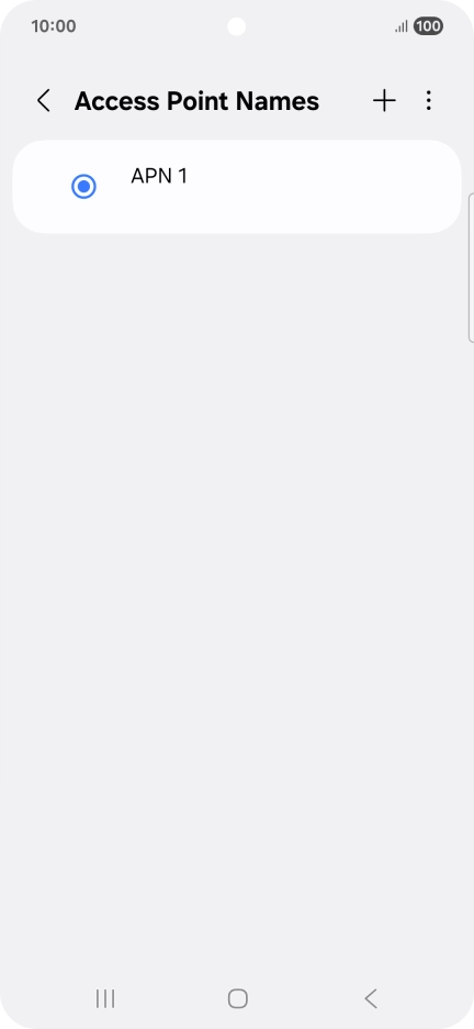 Press the add icon.