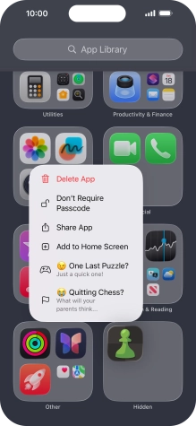 Press Don't Require Passcode.