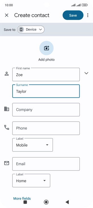 Press Phone and key in the required phone number.