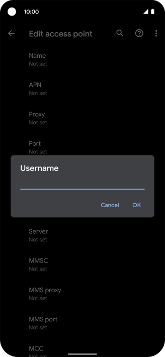 Key in wap and press OK.