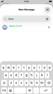 Press the required contact.