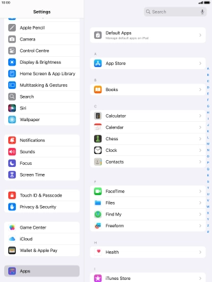 Press App Store.