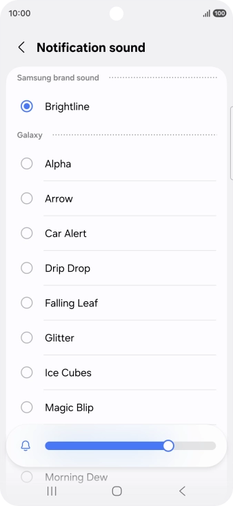 Press the required message tones to hear them. Press the required message tones to hear them.