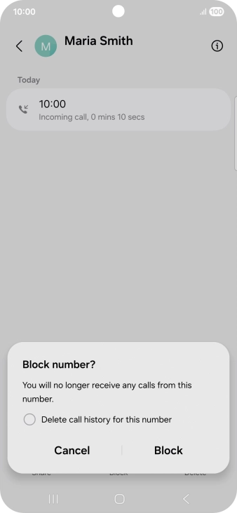 Press Block.