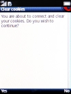 Press the Left selection key. Press the Left selection key.