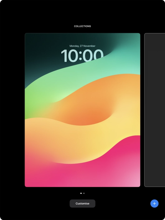 Press the add icon.