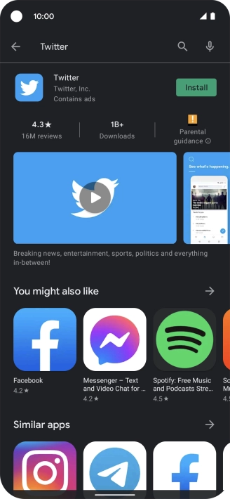 Press Twitter.