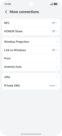 Press NFC. Press NFC.